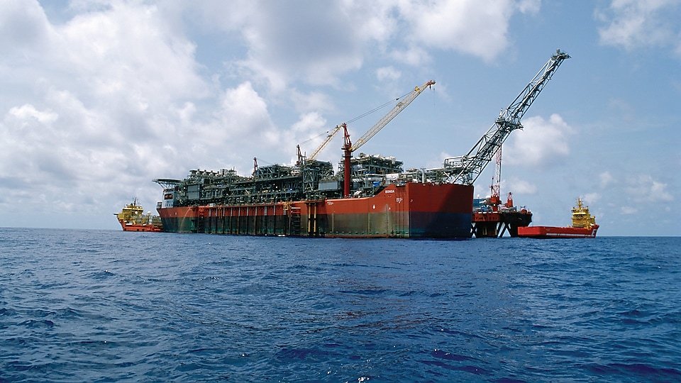The SNEPCo Bonga Floating Production Storage and Offloading(FPSO) vessel 