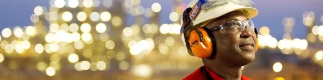 Employee at GTL plant