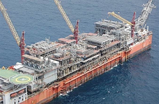 Bonga, a floating production, storage, and offloading (FPSO) vessel