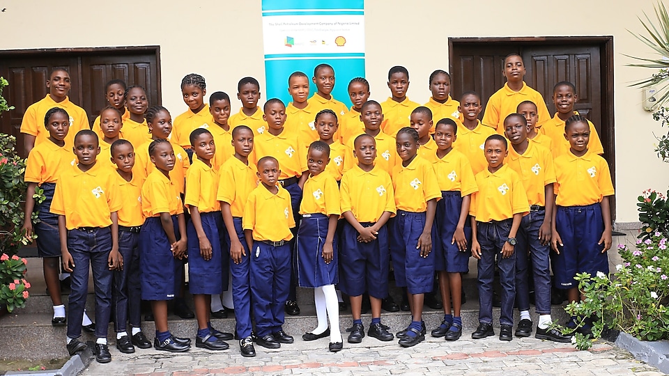 A cross-section of the pupils at the Cradle-to-Career Ceremony in Port Harcourt…recently