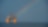 Mars B Platform in the Gulf of Mexico with a rainbow overhead