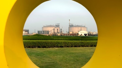 India Photography Project, The Netherlands, 2014 - Hazira LNG tanks