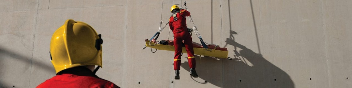 HSSE rescue training exercise at a refinery